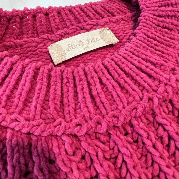 Altar’d State Sweater - XS Hot Pink - Picture 5 of 7